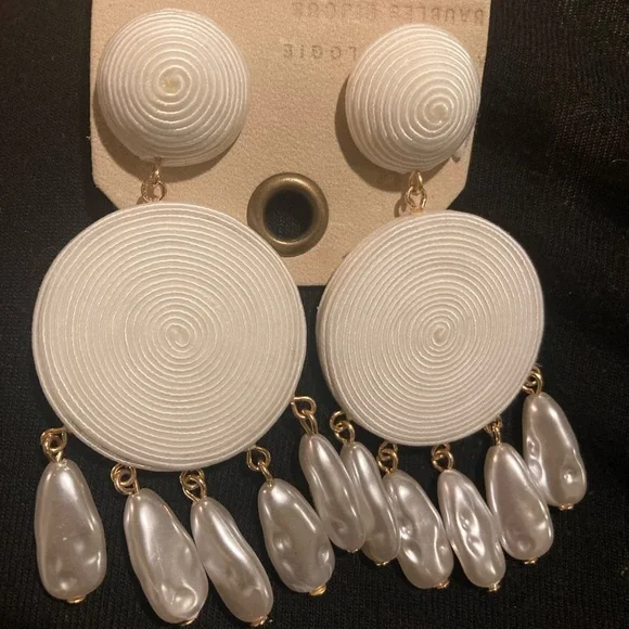 NWT lake life preppy circle drop earrings - Picture 5 of 5